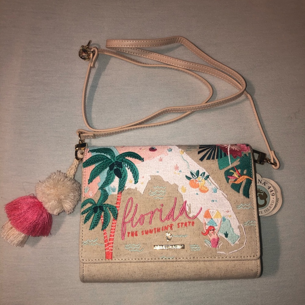 Spartina Florida Embroidered Convertible Crossbody